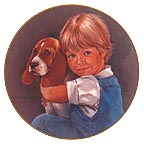 Meredith collector plate by Leo Jansen