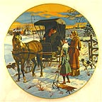 Christmas Call collector plate by Marvin Nye