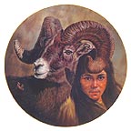 Nature Girl collector plate by Gregory Perillo