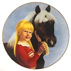 Elizabeth collector plate by Leesa Hoffman