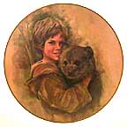 Furry Friends collector plate by Leo Jansen