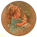 Becky And Baby collector plate by Leo Jansen