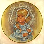 Jeanette And Julie collector plate by Leo Jansen