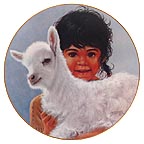 My Best Friend collector plate by Derk Hansen