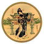 Orphan Sparrow collector plate by Yoshiharu Katoh