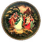 A Dance Of Friendship collector plate by Sergei B. Devyatkin