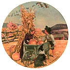 Thanksgiving collector plate by Don Spaulding