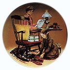 Father's Day collector plate by Don Spaulding