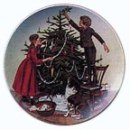 Christmas collector plate by Don Spaulding
