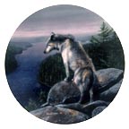 The Silent One collector plate by Kevin Daniel