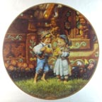 Hansel and Gretel collector plate by Scott Gustafson