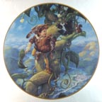 Jack and the Beanstalk collector plate by Scott Gustafson