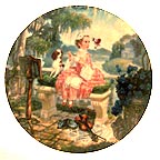 Little Miss Muffet collector plate by Scott Gustafson