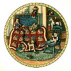 Hide And Seek collector plate by Hannah Hollister Ingmire