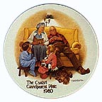 Bedtime Story collector plate by Joseph Csatari
