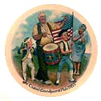 The Patriots Parade collector plate by Joseph Csatari
