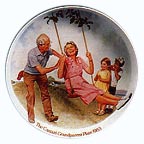 The Swinger collector plate by Joseph Csatari
