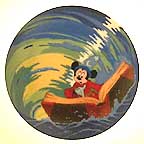 Mickey's Magical Whirlpool collector plate by Disney Studio Artists
