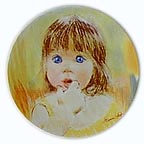 Fascination collector plate by Frances Hook