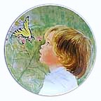 Wonderment collector plate by Frances Hook