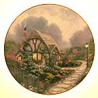 Chandler's Cottage collector plate by Thomas Kinkade