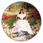 Scarlett collector plate by Raymond Kursar
