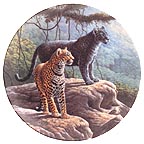 The Jaguar collector plate by Lee Cable