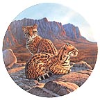 The Ocelot collector plate by Lee Cable