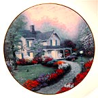 Home Sweet Home collector plate by Thomas Kinkade