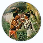 We Kiss In A Shadow collector plate by William Chambers