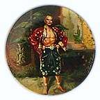 A Puzzlement collector plate by William Chambers