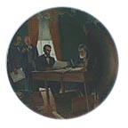 The Emancipation Proclamation collector plate by Mort K&uuml;nstler