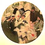 Opening Day At Ascot collector plate by William Chambers