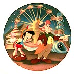 Pleasure Island collector plate by Disney Studio Artists