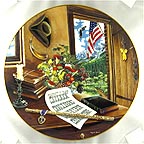 My Country Tis Of Thee collector plate by B. Higgins Bond