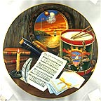 The Star-Spangled Banner collector plate by B. Higgins Bond