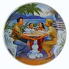 Dites Moi collector plate by Elaine Gignilliat