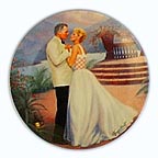 Some Enchanted Evening collector plate by Elaine Gignilliat