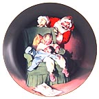 Christmas Vigil collector plate by Haddon Sundblom