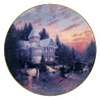 The Magic Of Christmas collector plate by Thomas Kinkade