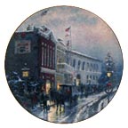 The Wonder Of The Season collector plate by Thomas Kinkade