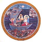 Flight Into Egypt collector plate by Hedi Keller