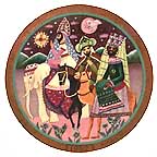 Following The Star collector plate by Hedi Keller