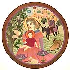 Rest On The Flight collector plate by Hedi Keller