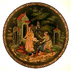 Elena The Fair collector plate by Natalya Buldakova