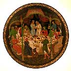 The Wedding Feast collector plate by Sergei I. Kamanin