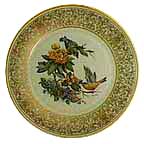 Goldfinch collector plate by Edward Marshall Boehm
