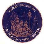 Carolers collector plate by Josef Neubauer