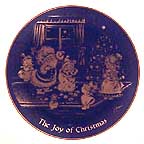 The Joy Of Christmas collector plate by Josef Neubauer
