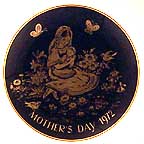 Mother And Child collector plate